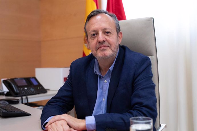 Entrevista de Europa Press con el consejero de Políticas Sociales, Igualdad y Natalidad de la Comunidad de Madrid, Alberto Reyero, en Madrid el 25 de septiembre de 2019.