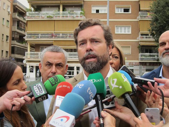 El portavoz del Grupo Vox, Iván Espinosa de los Monteros