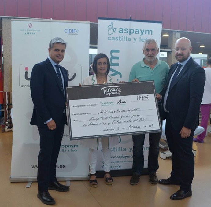 Entrega del donativo.