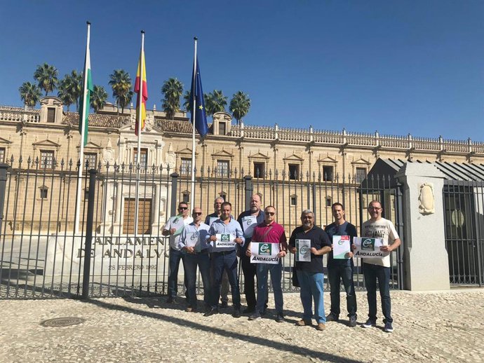 Reprensentantes del sector de Prisiones del CSIF Andalucía