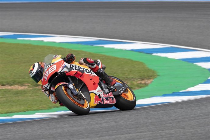 El piloto español de MotoGP Jorge Lorenzo (Repsol Honda) en el GP Tailandia 2019