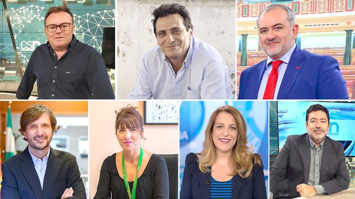 Los nuevos delegados territoriales de Canal Sur en Andalucía