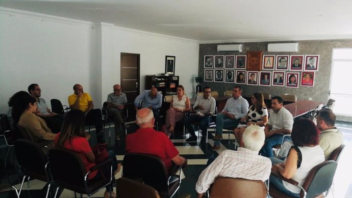 Reunión del PSOE de Huelva en la Cuenca Minera.