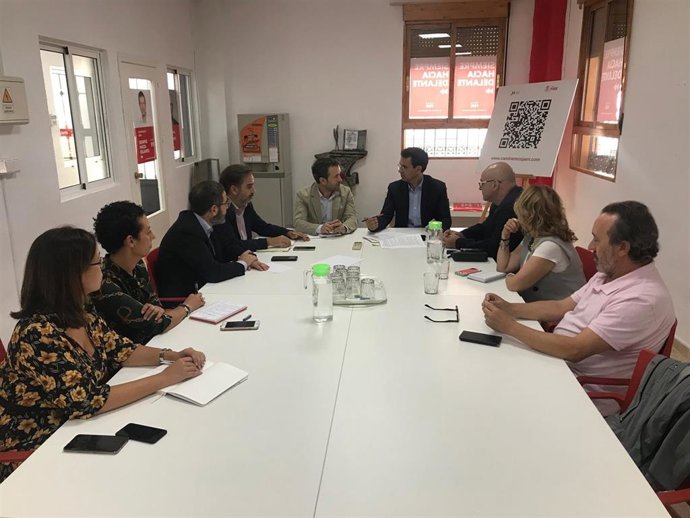 Reunión del PSOE local de Jaén y Granada