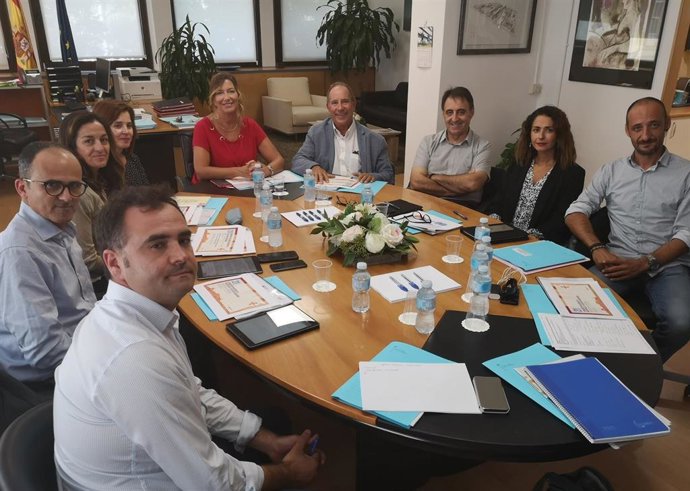 Momento de la reunión entre representantes de Salud de Canarias y Baleares.