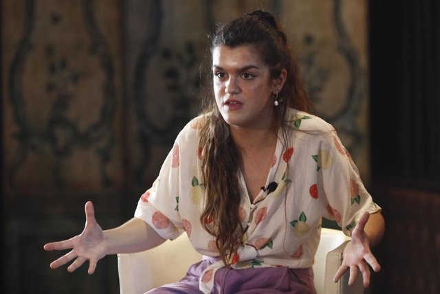 La cantante Amaia Romero durante una entrevista para Europa Press en la que ha presentado su nuevo disco, que saldrá después del verano.