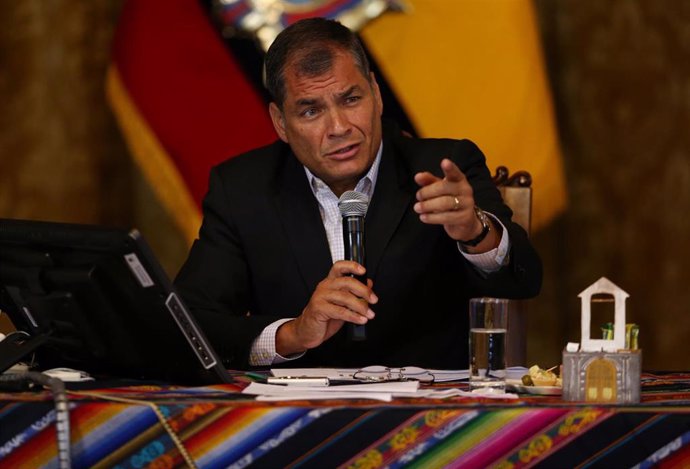 El ex presidente ecuatoriano Rafael Correa