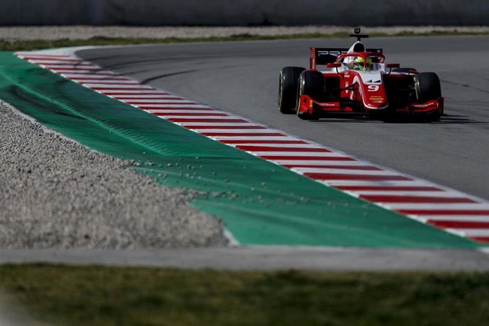 Mick Schumacher realiza un test en marzo de 2019