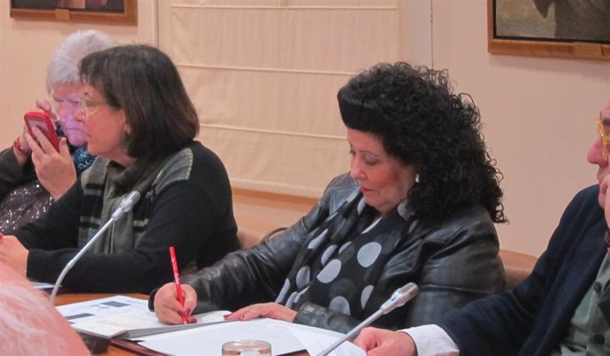 Consuelo Ciscar en el pleno del CVC