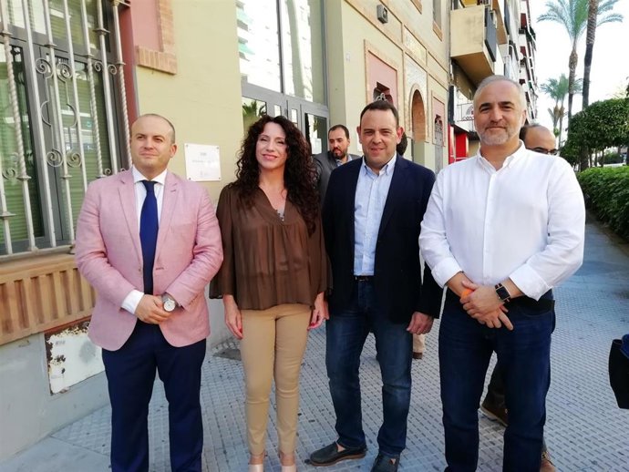 Rocío Ruiz (Cs) participa en un acto en Huelva.