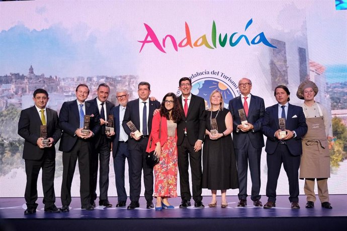 Galardonados en los premios Andalucía de Turismo