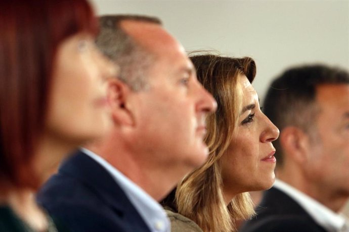 La secretaria general del PSOE-A, Susana Díaz, en un acto en Málaga