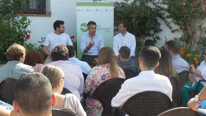 El vicesecretario de Comunicación del PP, Pablo Montesinos, en la Convención Provincial de NNGG Cádiz