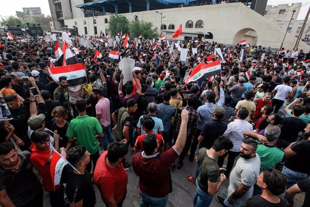 Protestas en Bagdad
