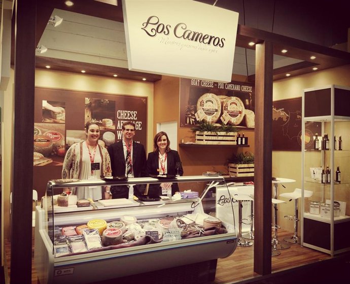 El equipo de Queso Los Cameros en la pasada edición de Feria Int Anuga