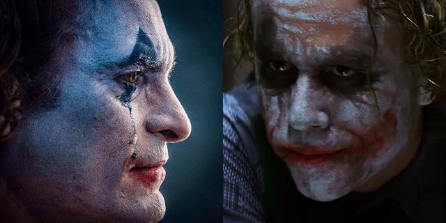 El Joker de Joaquin Phoenix junto al de Heath Ledger