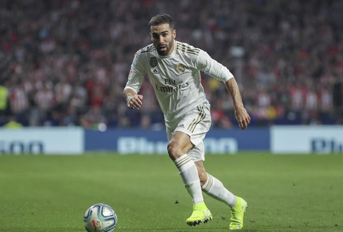 El jugador del Real Madrid Dani Carvajal