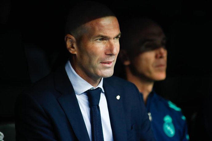 Zinédine Zidane, entrenador del Real Madrid.