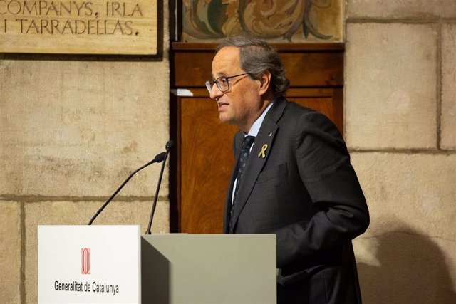 El presidente de la Generalitat de Cataluña, Quim Torra. Foto de archivo  