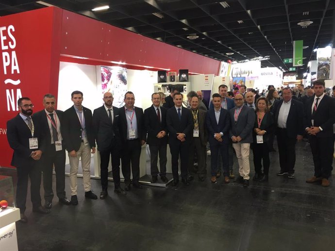 El director del Instituto de Fomento (Info), Diego Rodríguez-Linares, asistE a la feria acompañado de una delegación de 19 empresas de la Región de Murcia