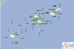 El tiempo en Baleares hoy, 7 de octubre de 2019.