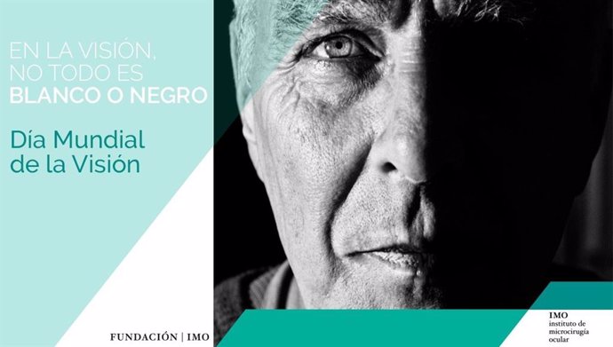 Fotografía de la campaña 'En la visión, no todo es blanco o negro' de la Fundación IMO