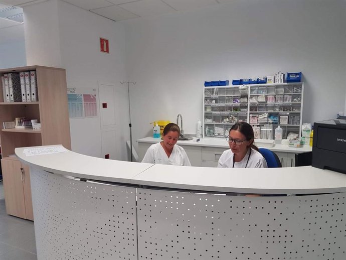 Control de enfermería de Hospital de La Línea