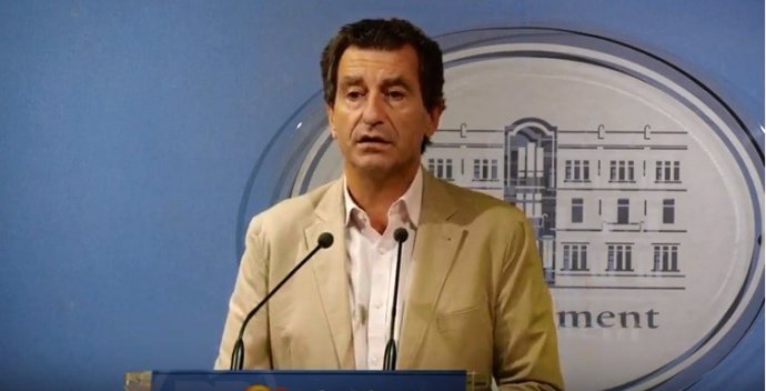 El President del PP de Balears anuncia els temes a tractar pel seu partit en el ple del Parlament del dimarts, 8 d'octubre