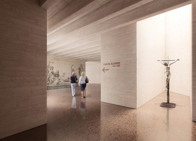 Imagen Virtual De Cómo Será El Interior Del Nuevo Museo De Semana Santa En Zamora.