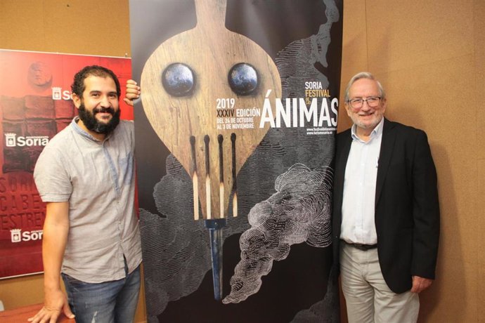 Ernesto López (izda) y Jesús Bárez en la presentación del Festival de las Ánimas