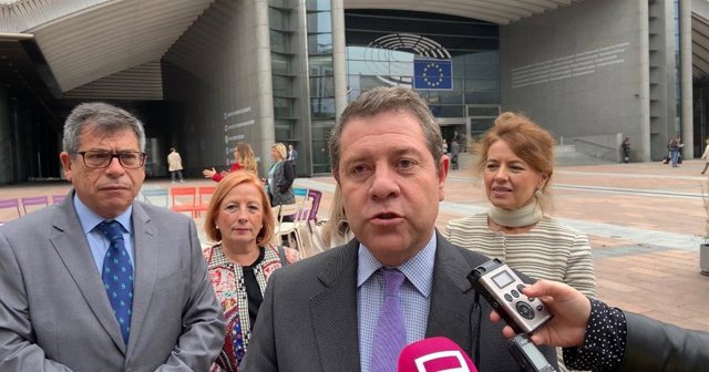 El presidente de C-LM, Emiliano García-Page, en Bruselas