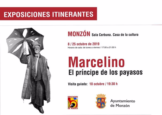 Cartel de la exposición 'Marcelino. El príncipe de los payasos'