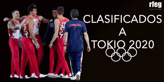 El equipo español masculino de gimnasia artística se clasifica para los Juegos Olímpicos de Tokio 2020