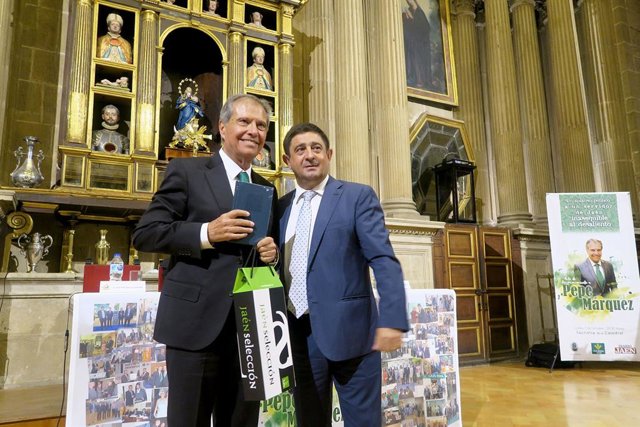 Francisco Reyes, en el homenaje a José Márquez