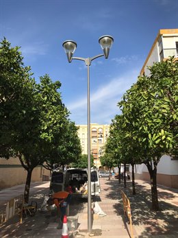 Alcalá de Guadaíra retira de su alumbrado público las lámparas de mercurio y las sustituye con tecnología led
