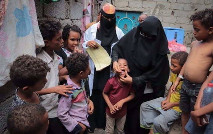Campaña de vacunación oral contra el cólera en Yemen