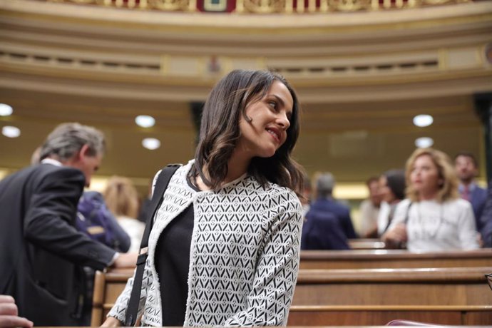 La portaveu parlamentria de Ciutadans, Inés Arrimadas, arriba a la segona reunió del període de sessions de la XIII legislatura del Congrés dels Diputats, Madrid (Espanya), 17 de setembre del 2019.