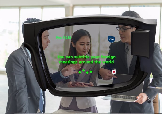 Transcripción de idiomas en tiempo real directamente en unas gafas de realidad a