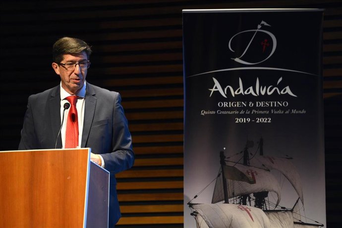 Juan Marín señala el proyecto 'Origen y Destino' como estrategia para el modelo turístico de los próximos 30 años