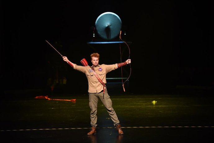 Actuación del mago Yunke