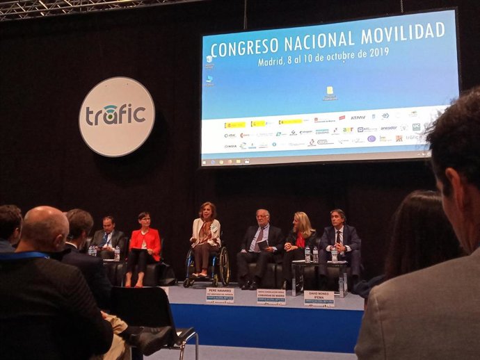 Inauguración del I Congreso Nacional de Movilidad celebrado en la feria internacional Trafic 2019, con la presencia del director general de Tráfico, Pere Navarro