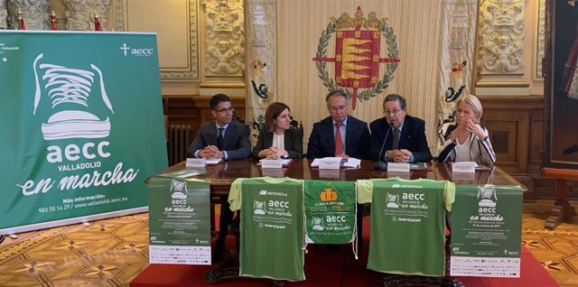 Presentación de la VIII Marcha contra el Cáncer de Valladolid.