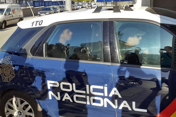 Llegada all Juzgado de Primera Instancia e Instrucción número 4 de la localidad malagueña de Vélez-Málaga, del  del novio de Dana Leonte