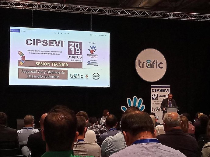 El fiscal coordinador de Sala de Seguridad Vial, Bartolomé Vargas, en el II Congreso Internacional de Profesionales para la Seguridad y Educación Vial, celebrado en la feria internacional Trafic 2019, en Ifema