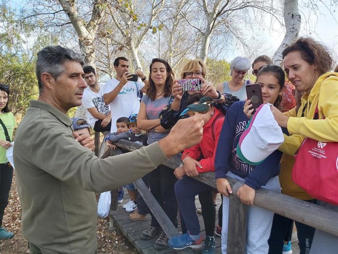 Celebración del Día de las Aves en Marismas del Odiel.
