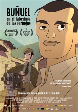 Cartel de 'Buñuel en el laberinto de las tortugas' de Feciso