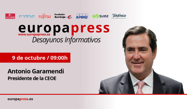 Desayuno de Europa Press con Antonio Garamendi, presidente de CEOE
