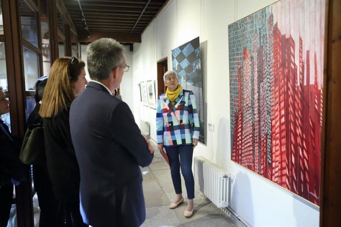 Inauguración de la exposición en el Museo de Ávila de la exposición de artistas con discapacidad.