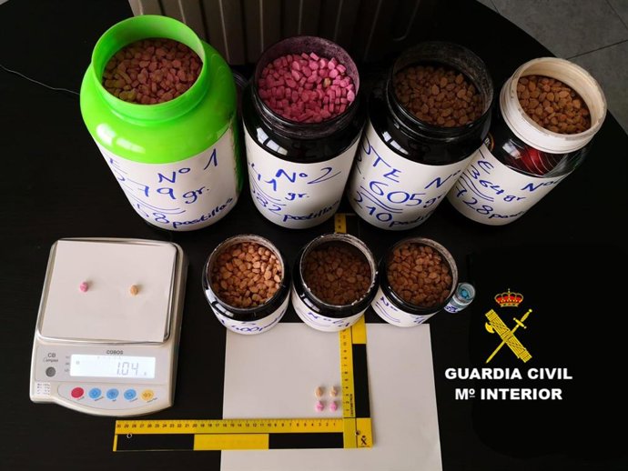 Pastilles confiscades a un detingut en l'aeroport de Palma