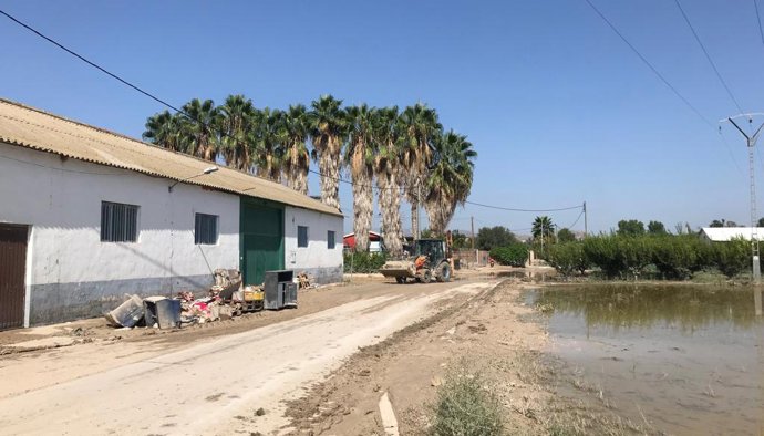 Lluvias, temporal DANA afecta a Lorquí. Foto de archivo